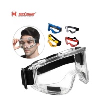 Очки защитные с непрямой вентиляцией, цветные, "MAXIMUM