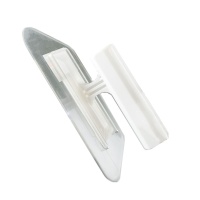 Гладилка пластиковая (прозрачная) 87 x 180 мм, съемная ручка (не собрана), N 800, "MAXIMUM" МХ 03248