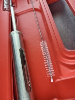 пороховой монтажный пистолет, красный, кейс оптом